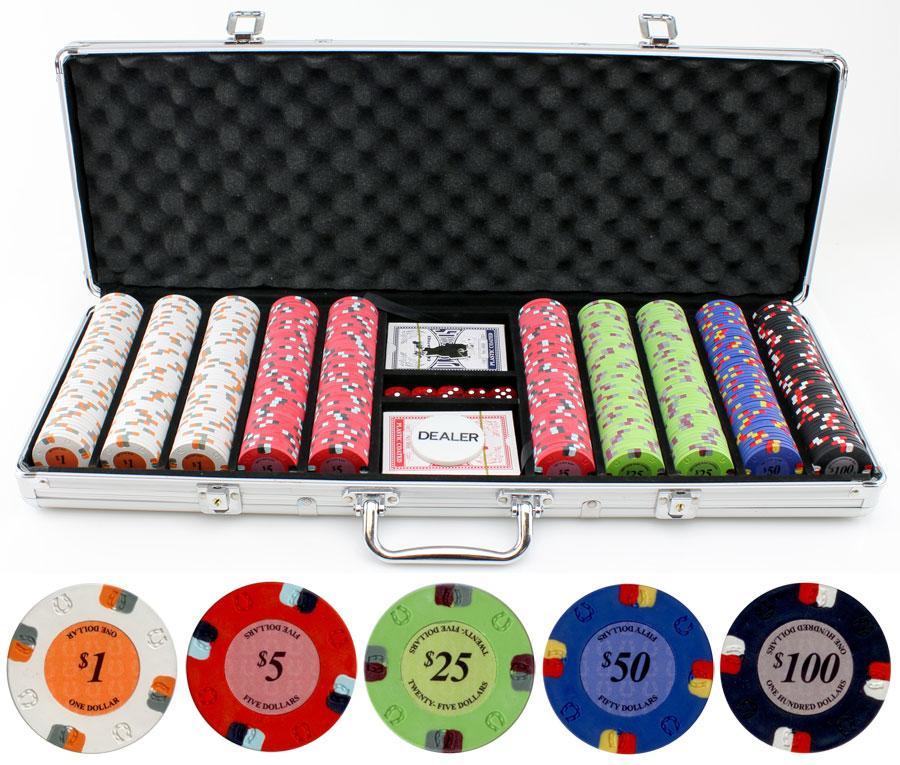 500 Piece Casino Quality Poker Chip Set